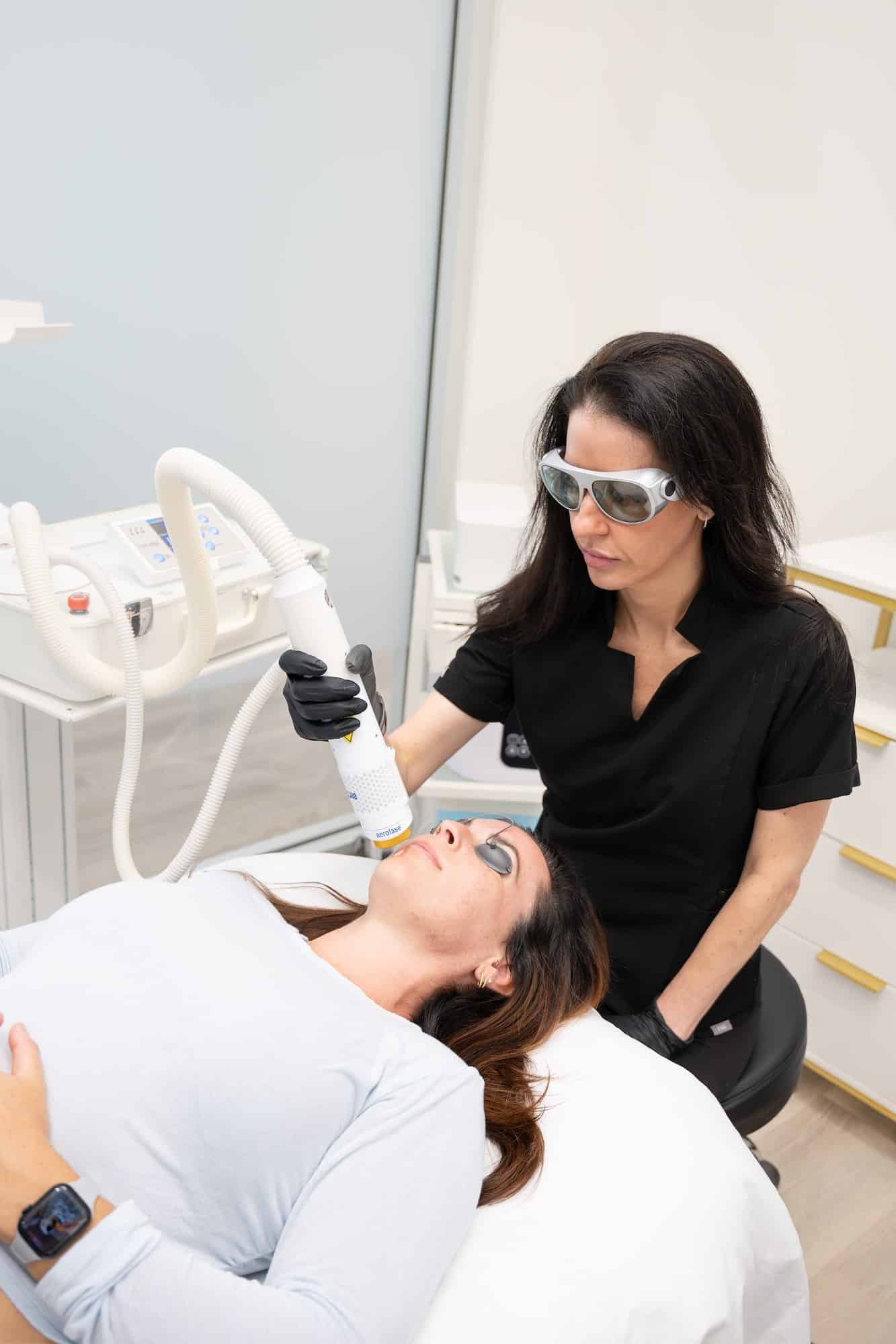 CO2 laser treatment in Charleston targeting wrinkles, sun damage, and skin texture using advanced resurfacing technology